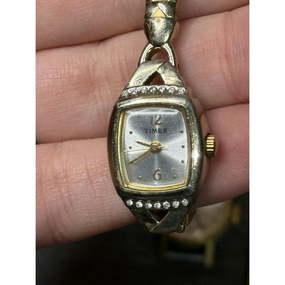 Vintage Lot Of 4 Times Watches Womens For Repair or Parts